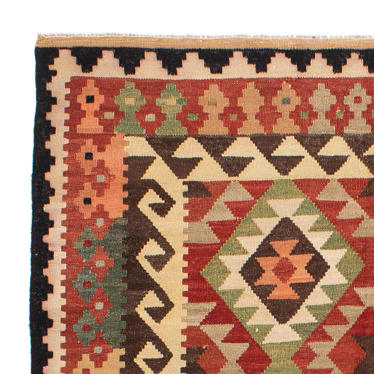Tapis Kelim - Splash - 183 x 155 cm - multicolore