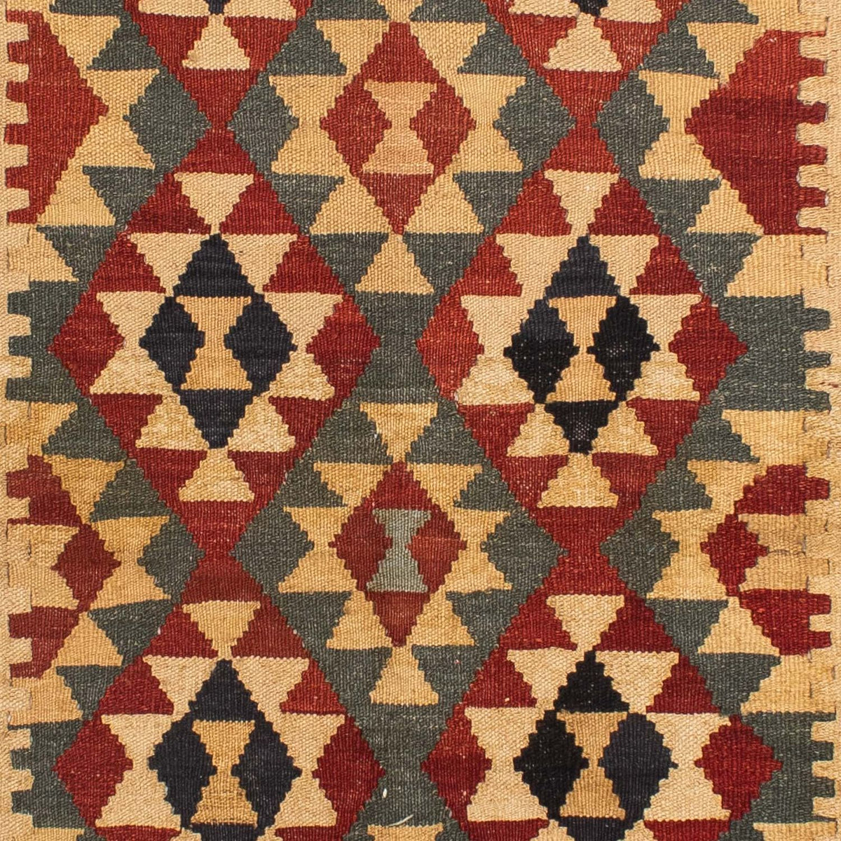 Tapis Kelim - Splash - 200 x 146 cm - multicolore