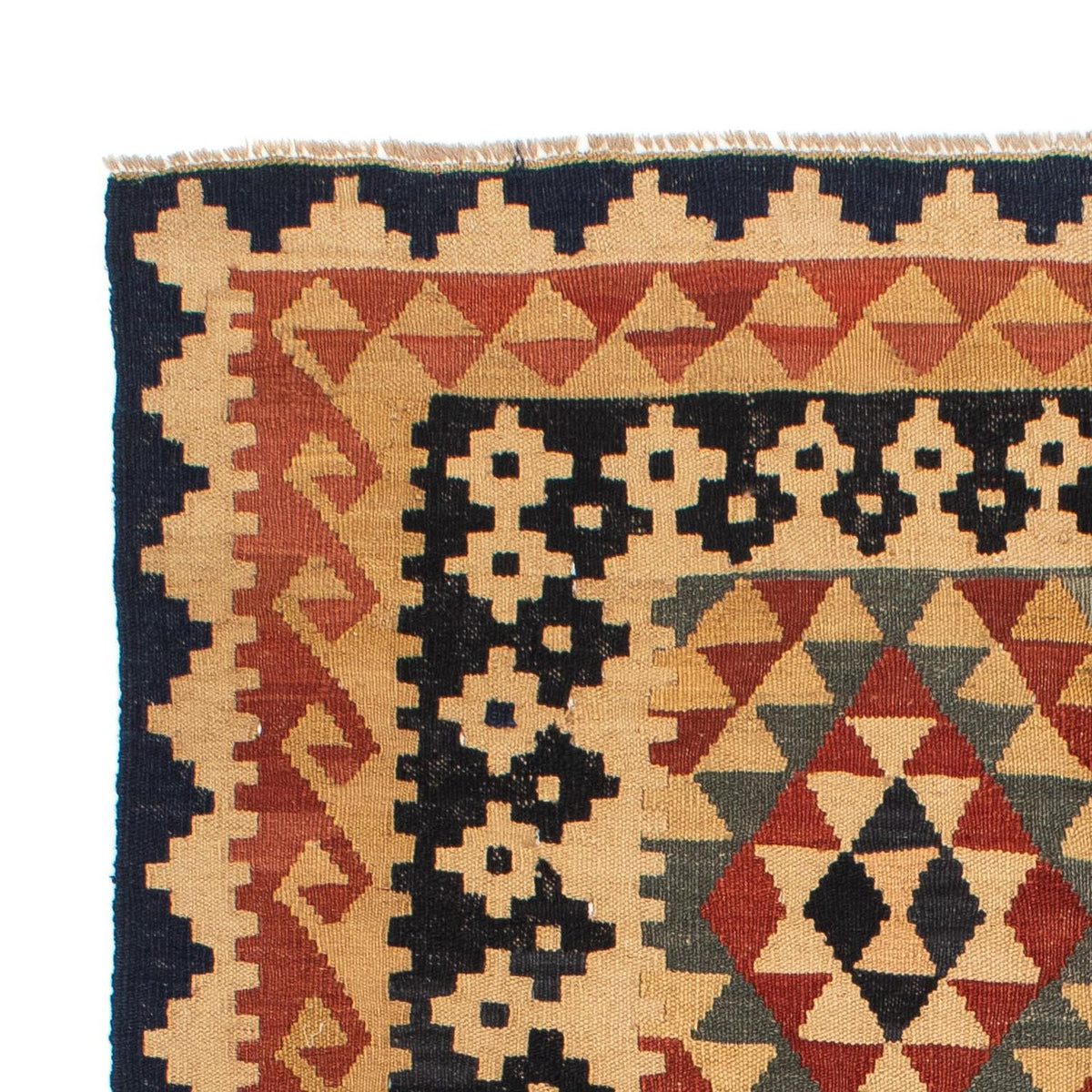 Tapis Kelim - Splash - 200 x 146 cm - multicolore