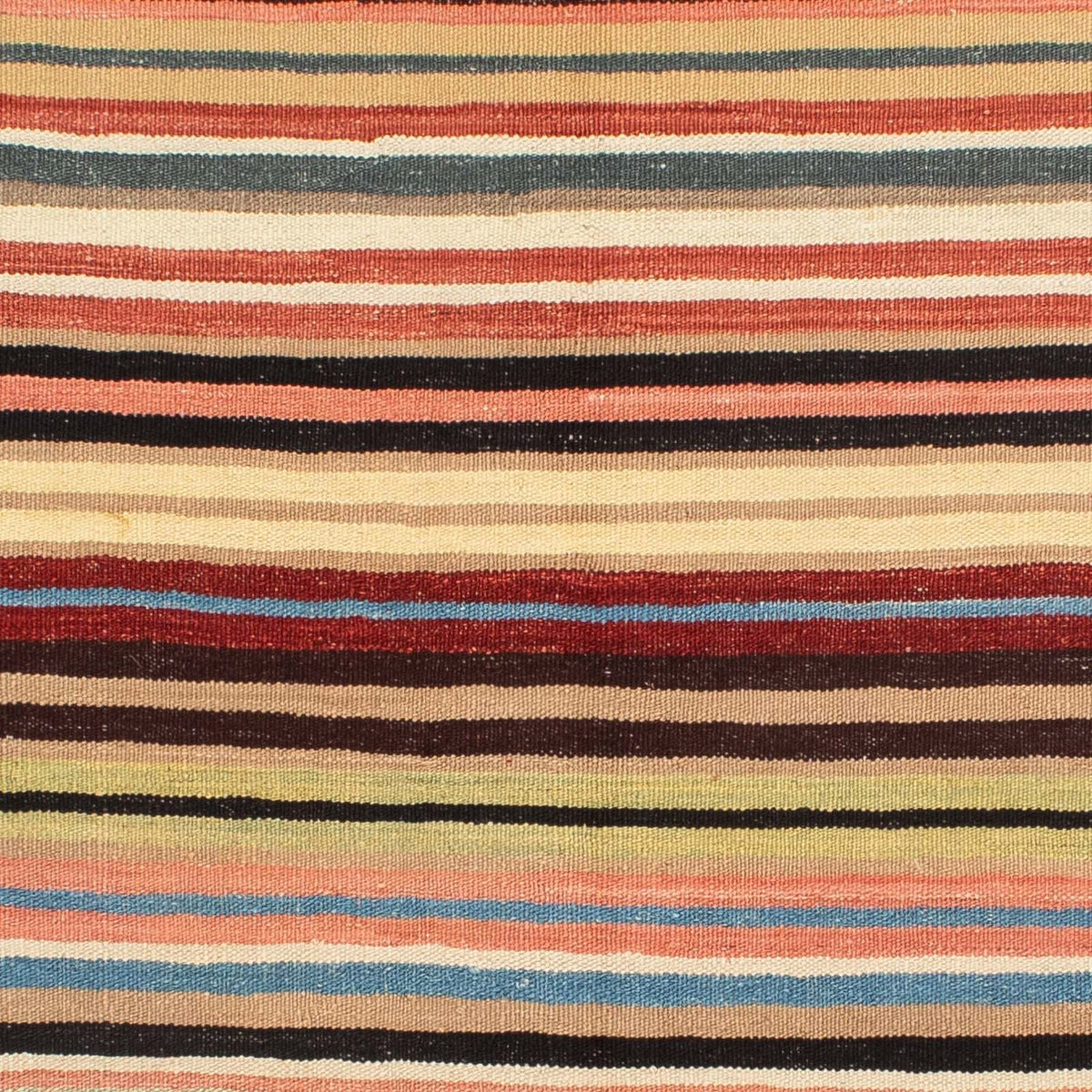 Tapis Kelim - Splash - 199 x 156 cm - multicolore