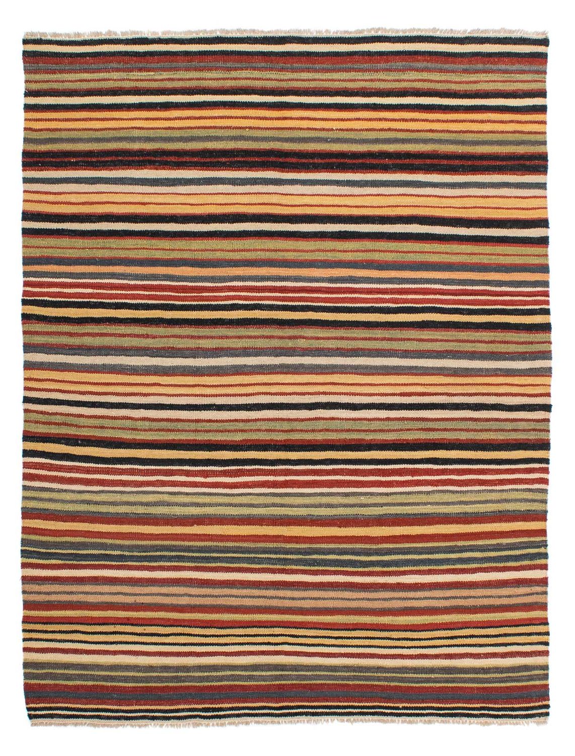 Tapis Kelim - Splash - 195 x 152 cm - multicolore
