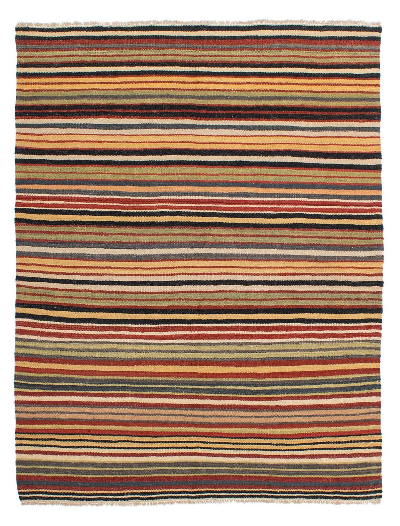 Tapis Kelim - Splash - 195 x 152 cm - multicolore