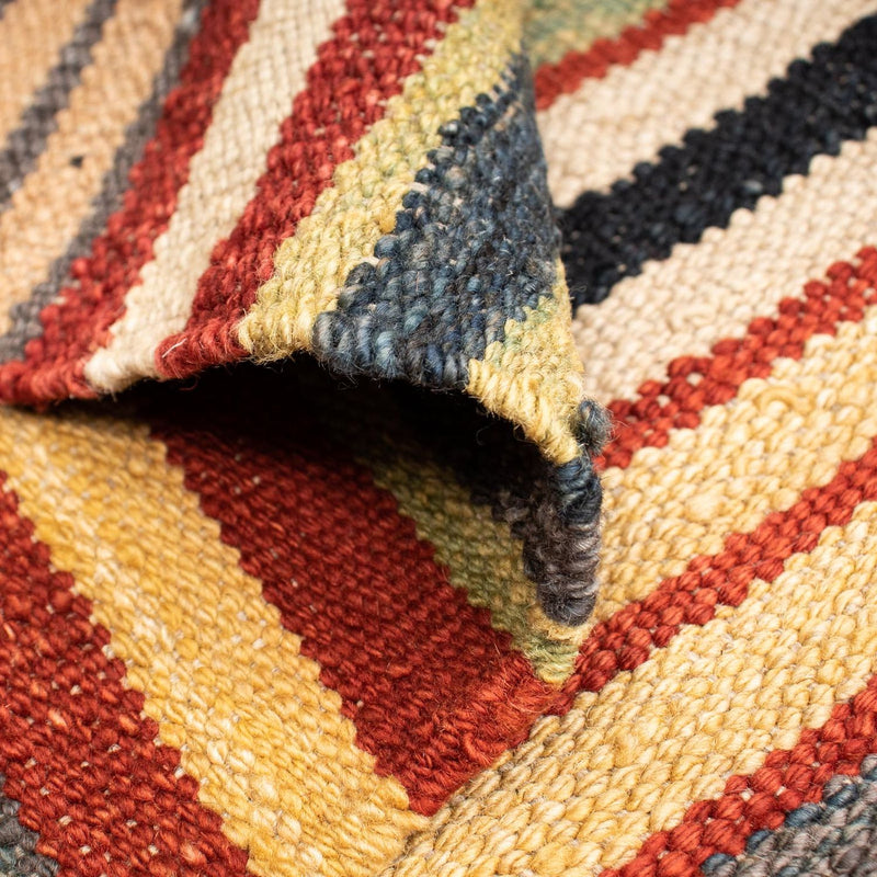 Tapis Kelim - Splash - 195 x 152 cm - multicolore