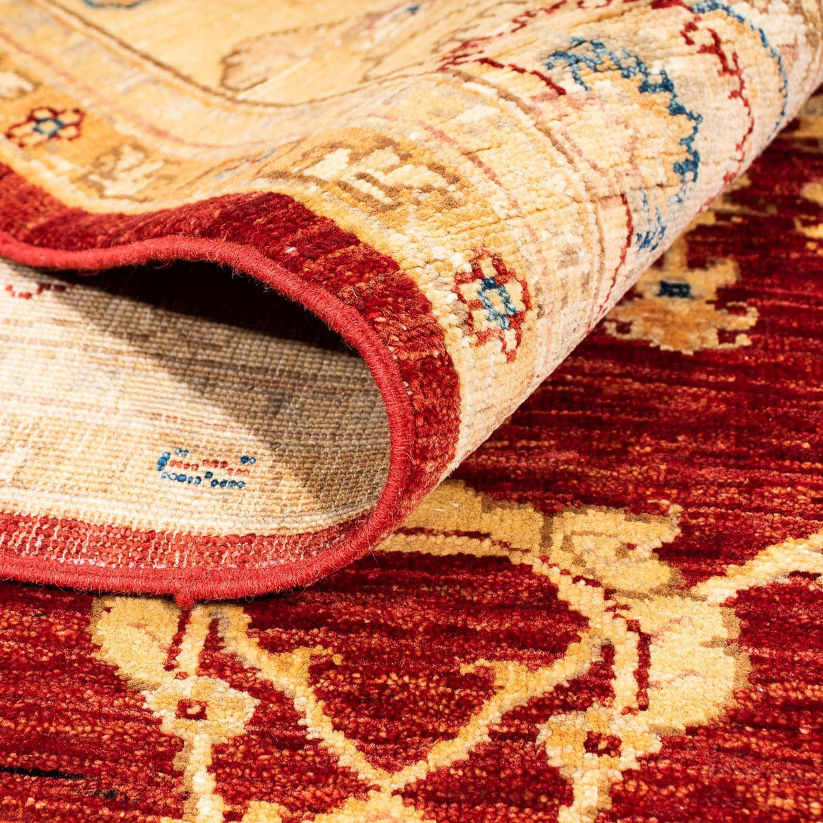 Tapis Ziegler - 218 x 169 cm - bleu foncé