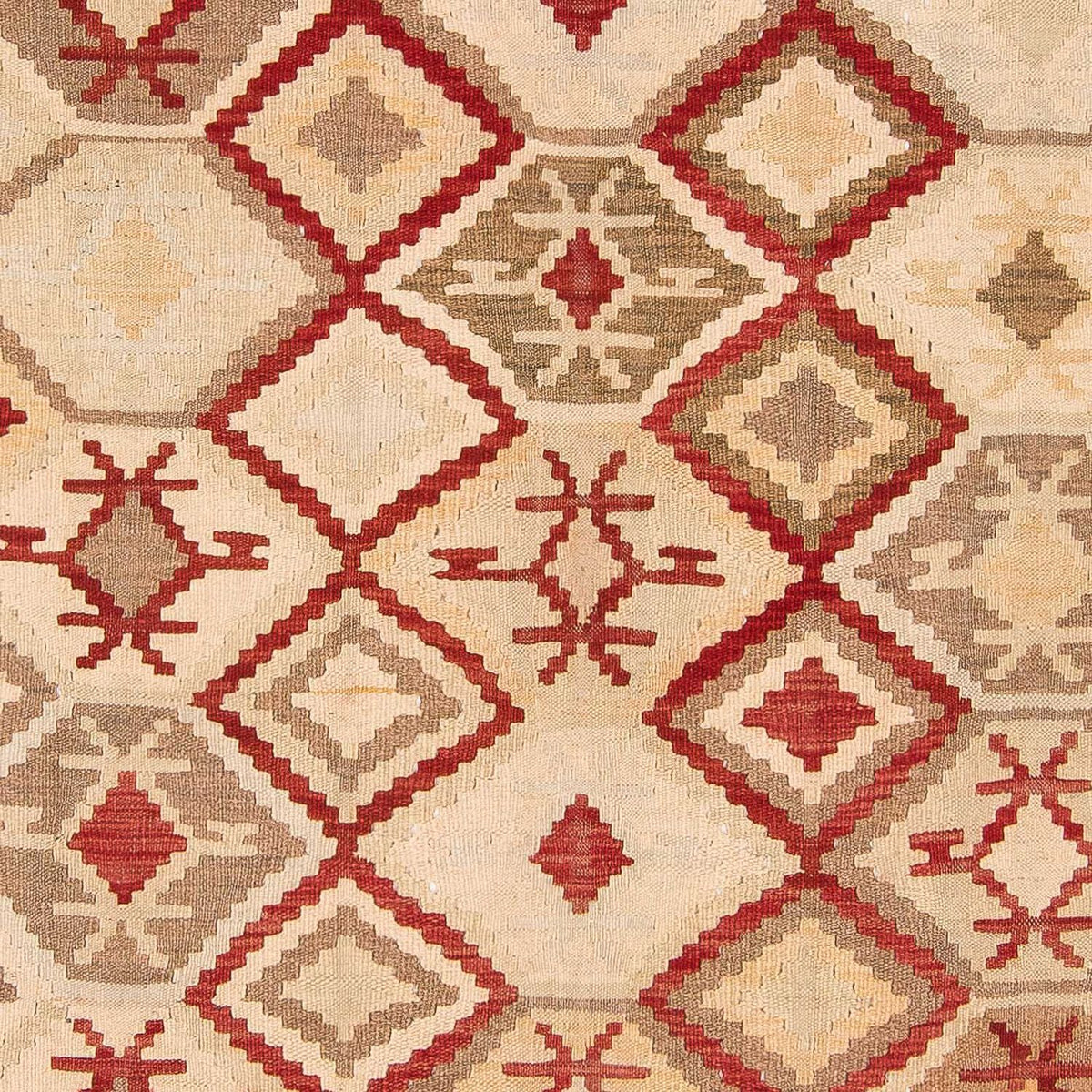 Tapis Kelim - Splash - 290 x 193 cm - beige