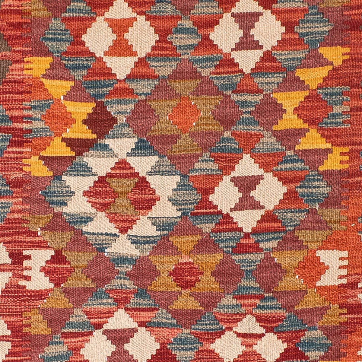 Tapis de couloir Tapis Kelim - Oriental - 195 x 98 cm - rouge