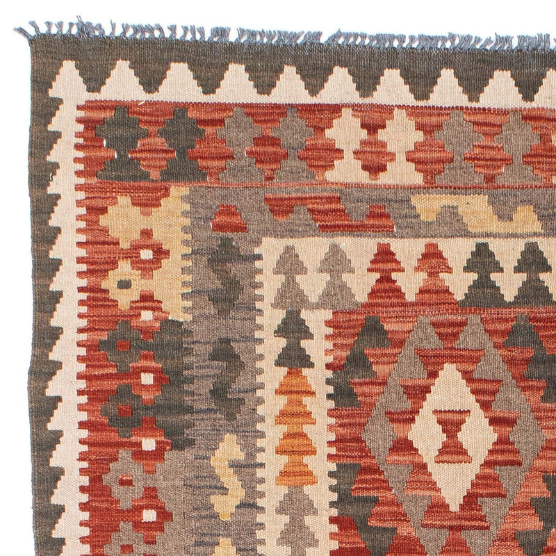 Tapis Kelim - Oriental - 194 x 147 cm - rouge clair