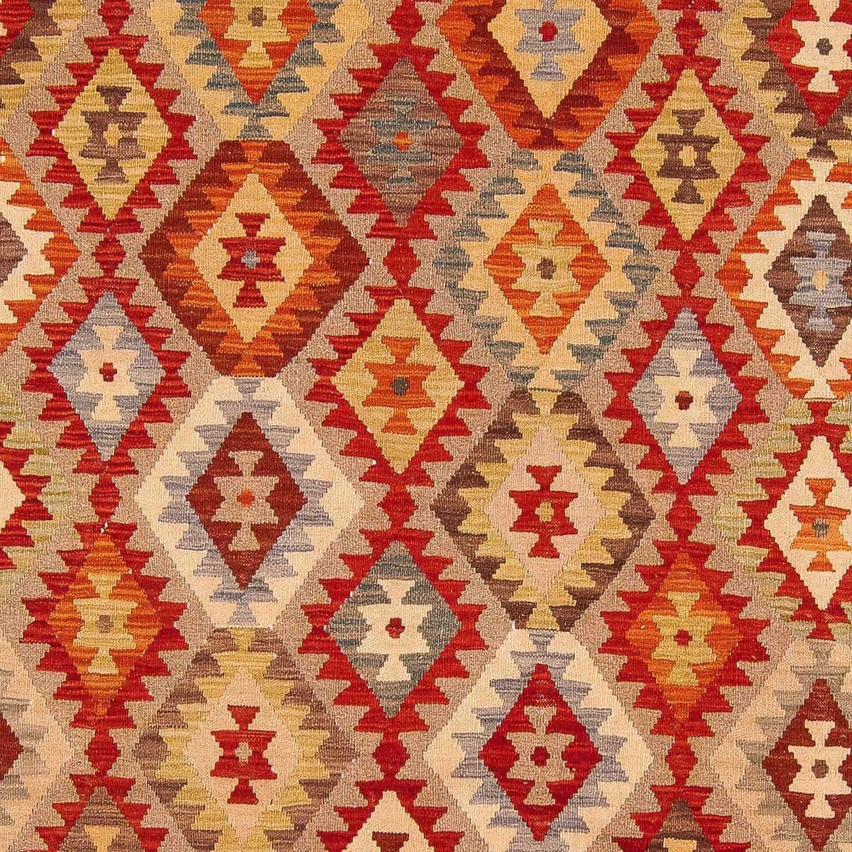 Tapis Kelim - Splash - 292 x 205 cm - multicolore