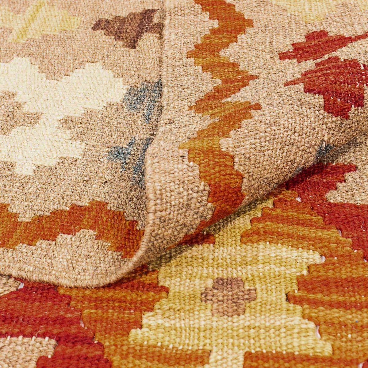 Tapis Kelim - Splash - 292 x 205 cm - multicolore
