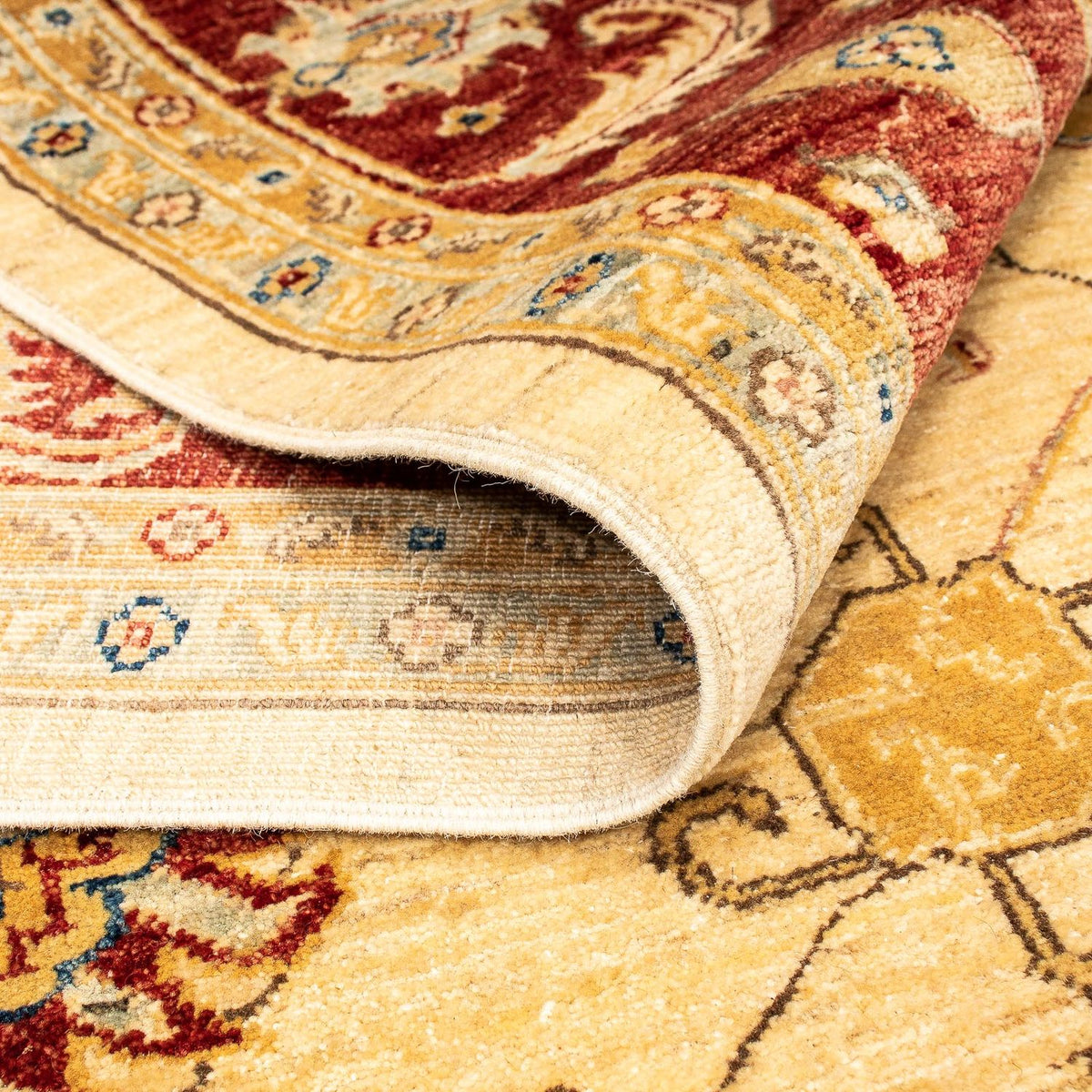 Tapis de couloir Tapis Ziegler - 495 x 193 cm - or