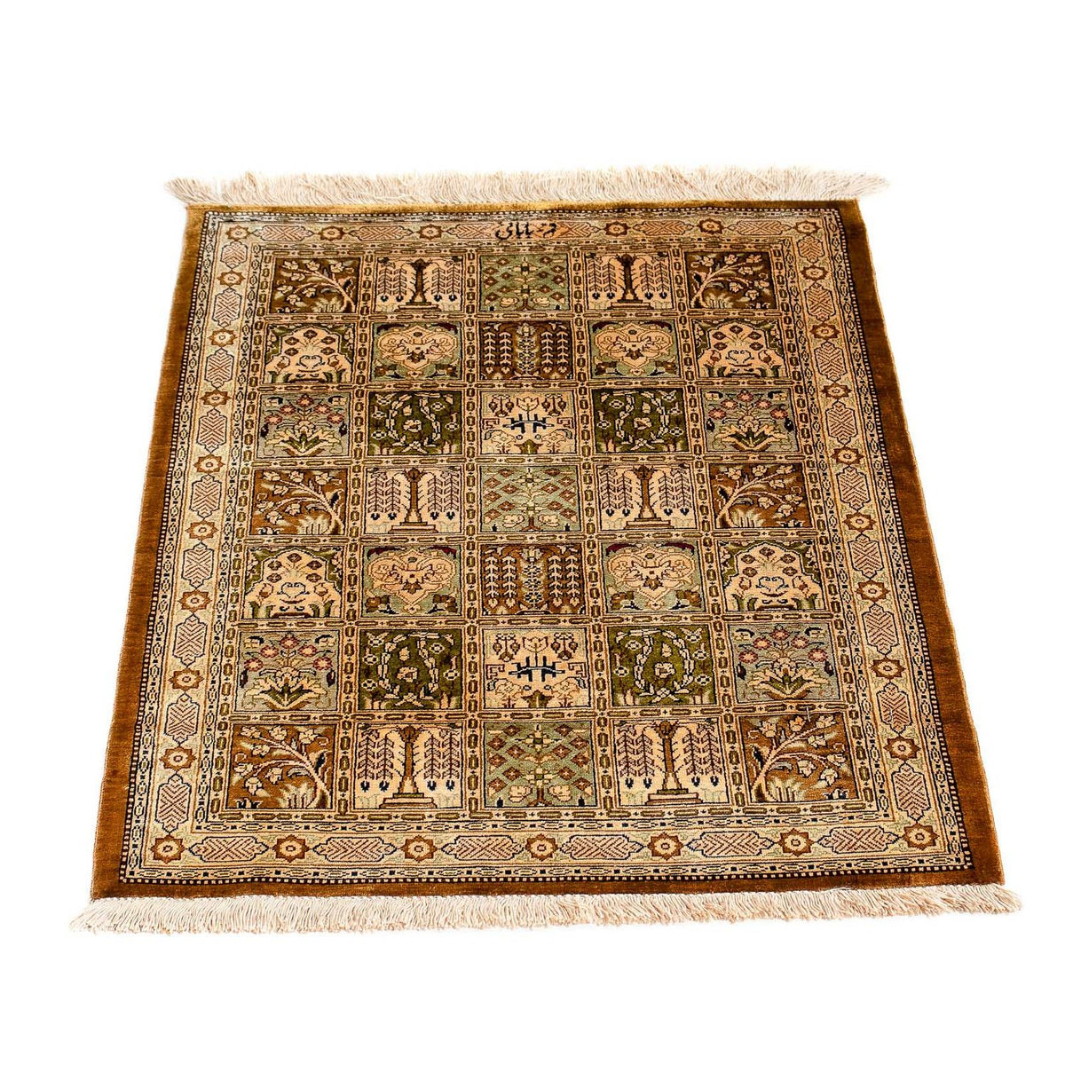 Tapis persan - Ghom - 77 x 56 cm - multicolore