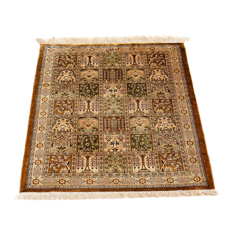 Tapis persan - Ghom - 77 x 56 cm - multicolore
