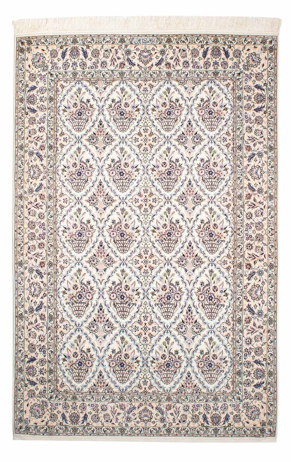 Tapis persan - Nain - Premium - 227 x 151 cm - beige