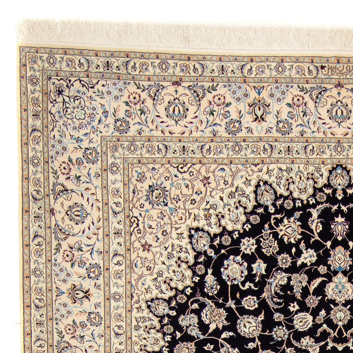Tapis persan - Nain - Premium - 250 x 206 cm - beige