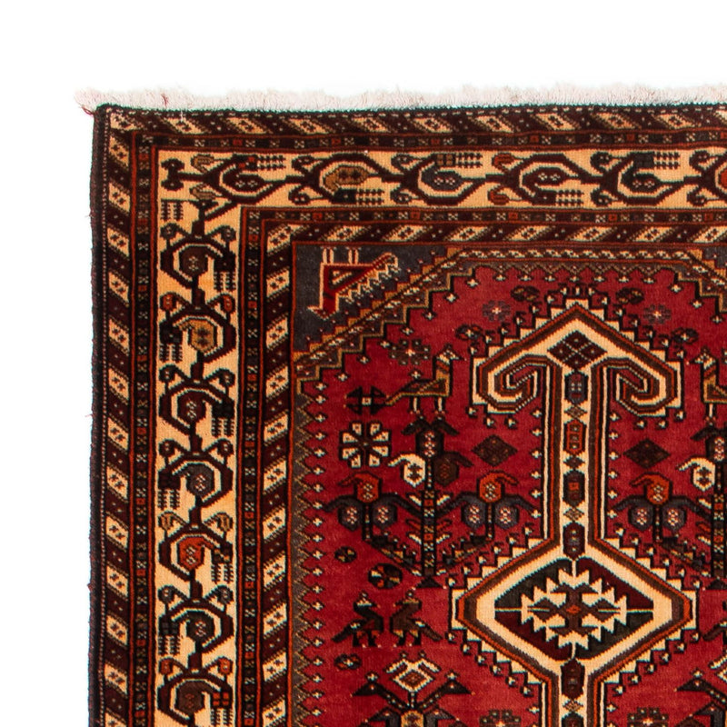 Tapis de couloir Tapis persan - Nomadic - 393 x 115 cm - rouge clair