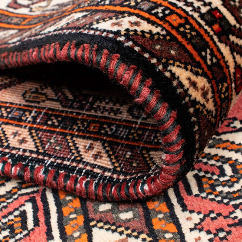 Tapis de couloir Tapis persan - Nomadic - 393 x 115 cm - rouge clair