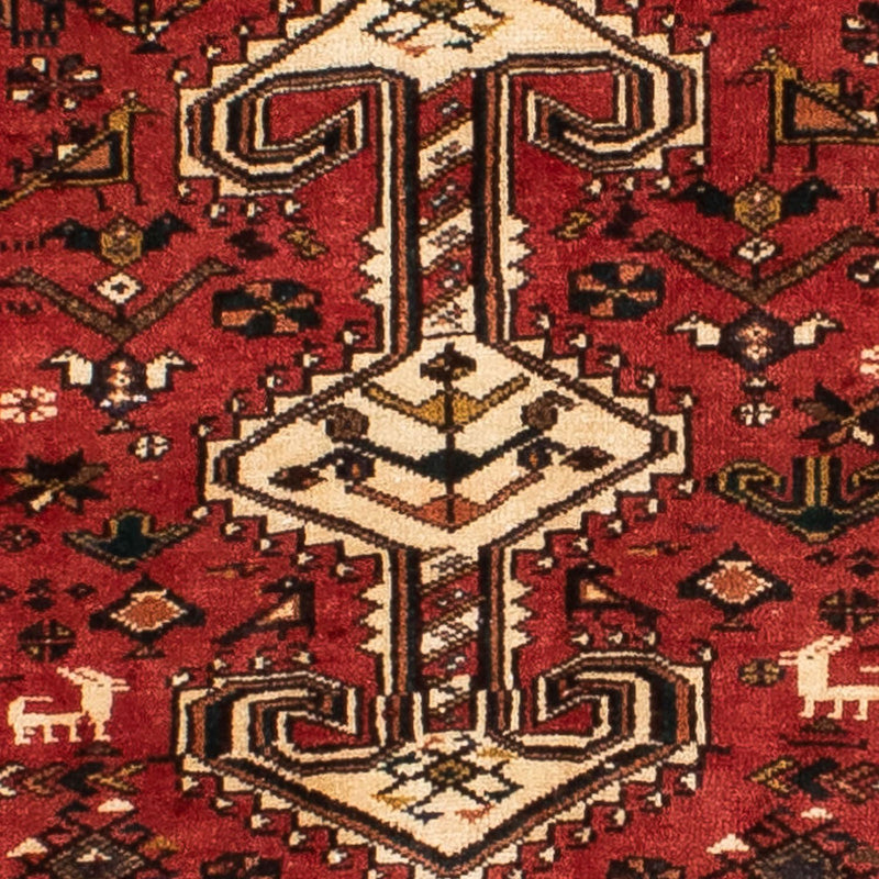 Tapis de couloir Tapis persan - Nomadic - 400 x 105 cm - rouge