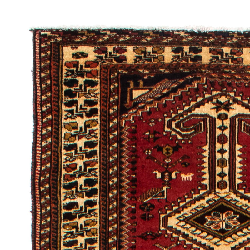 Tapis de couloir Tapis persan - Nomadic - 400 x 105 cm - rouge