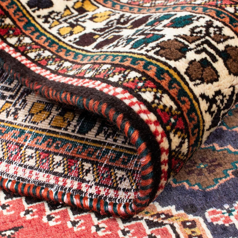 Tapis de couloir Tapis persan - Nomadic - 400 x 105 cm - rouge