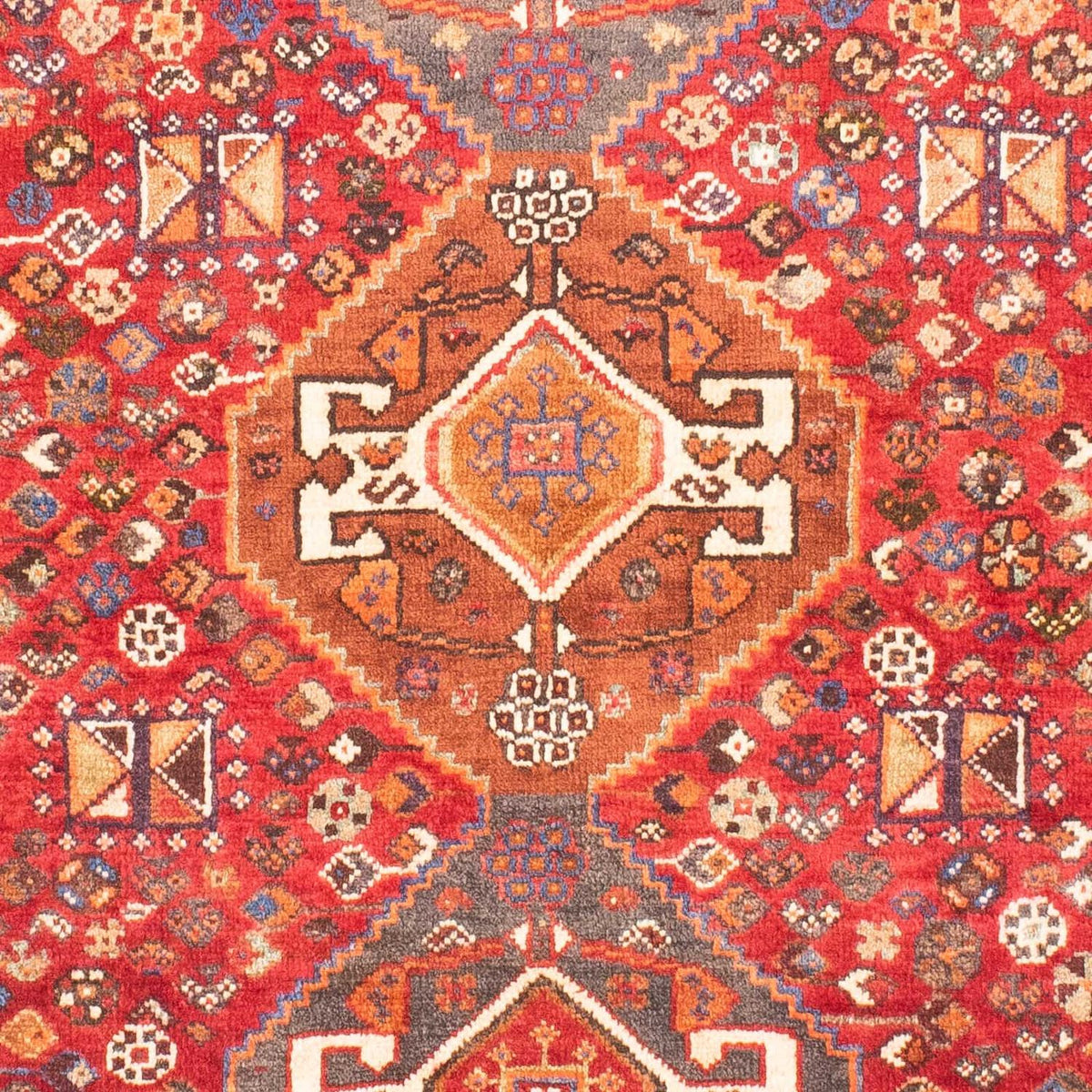 Tapis persan - Nomadic - 155 x 112 cm - rouge