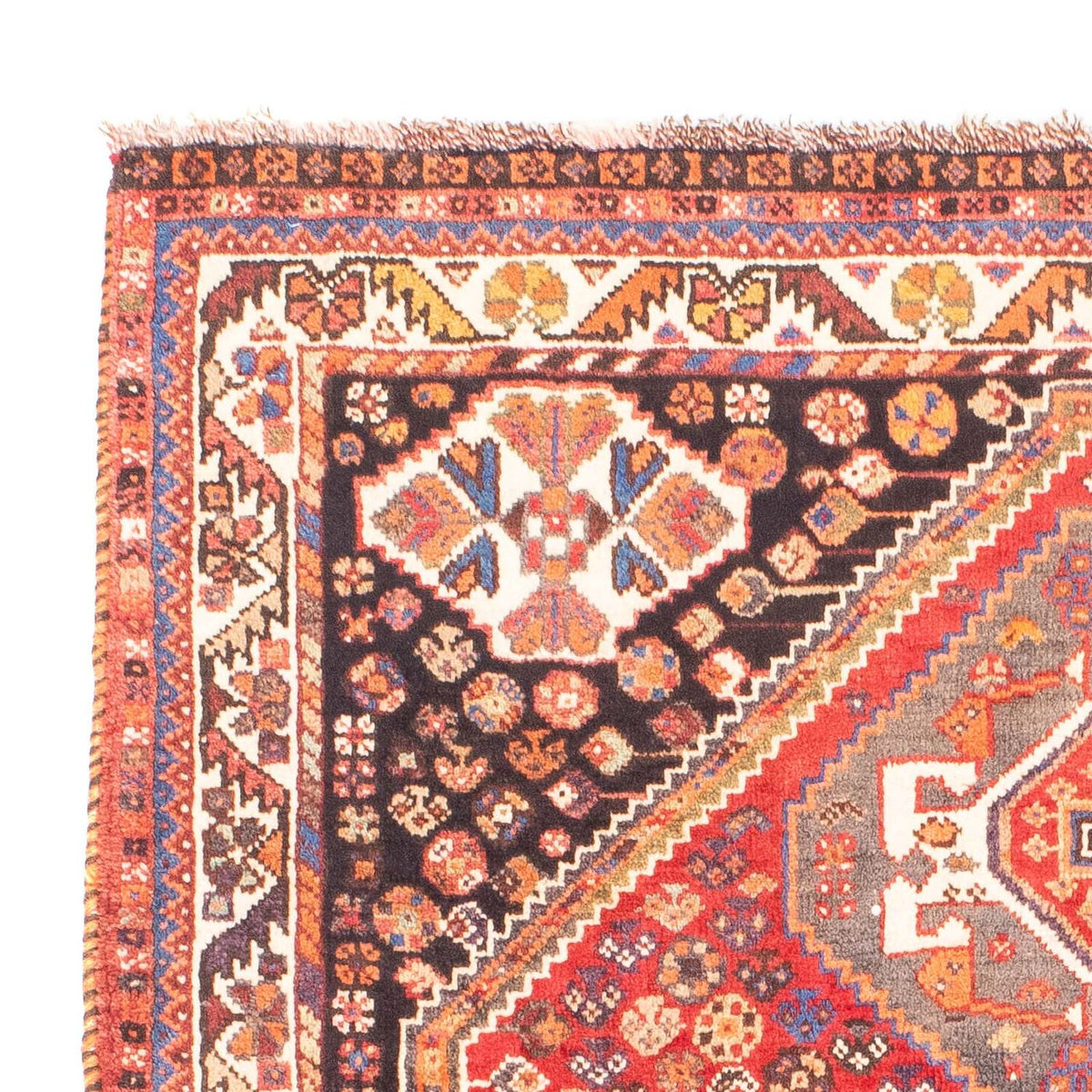 Tapis persan - Nomadic - 155 x 112 cm - rouge