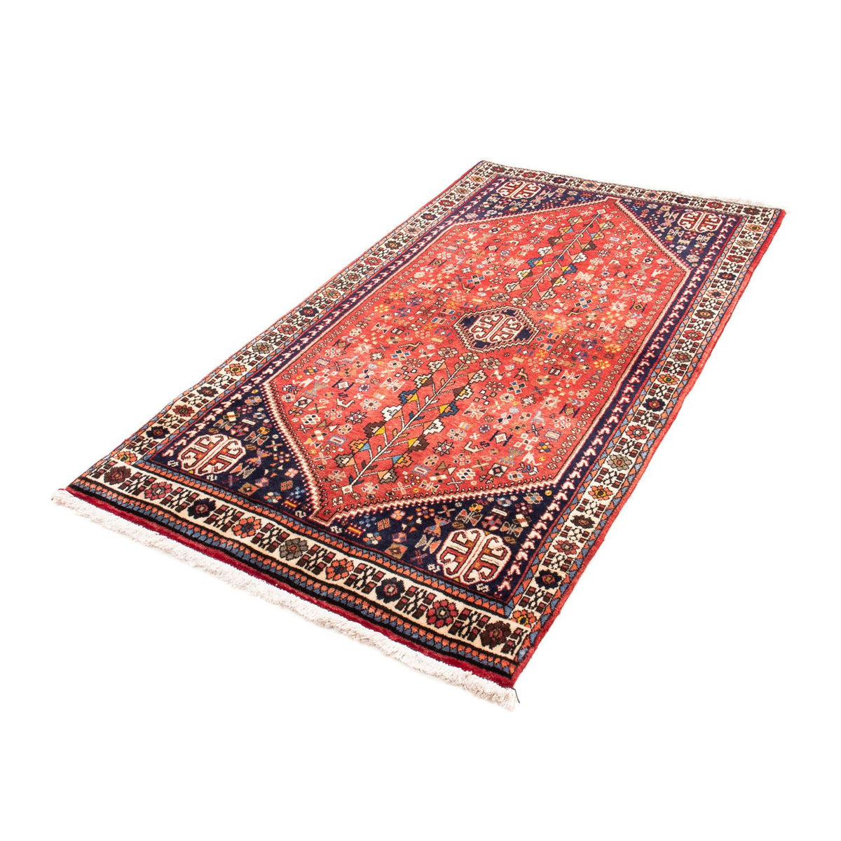 Tapis de couloir Tapis persan - Nomadic - 190 x 103 cm - rouge