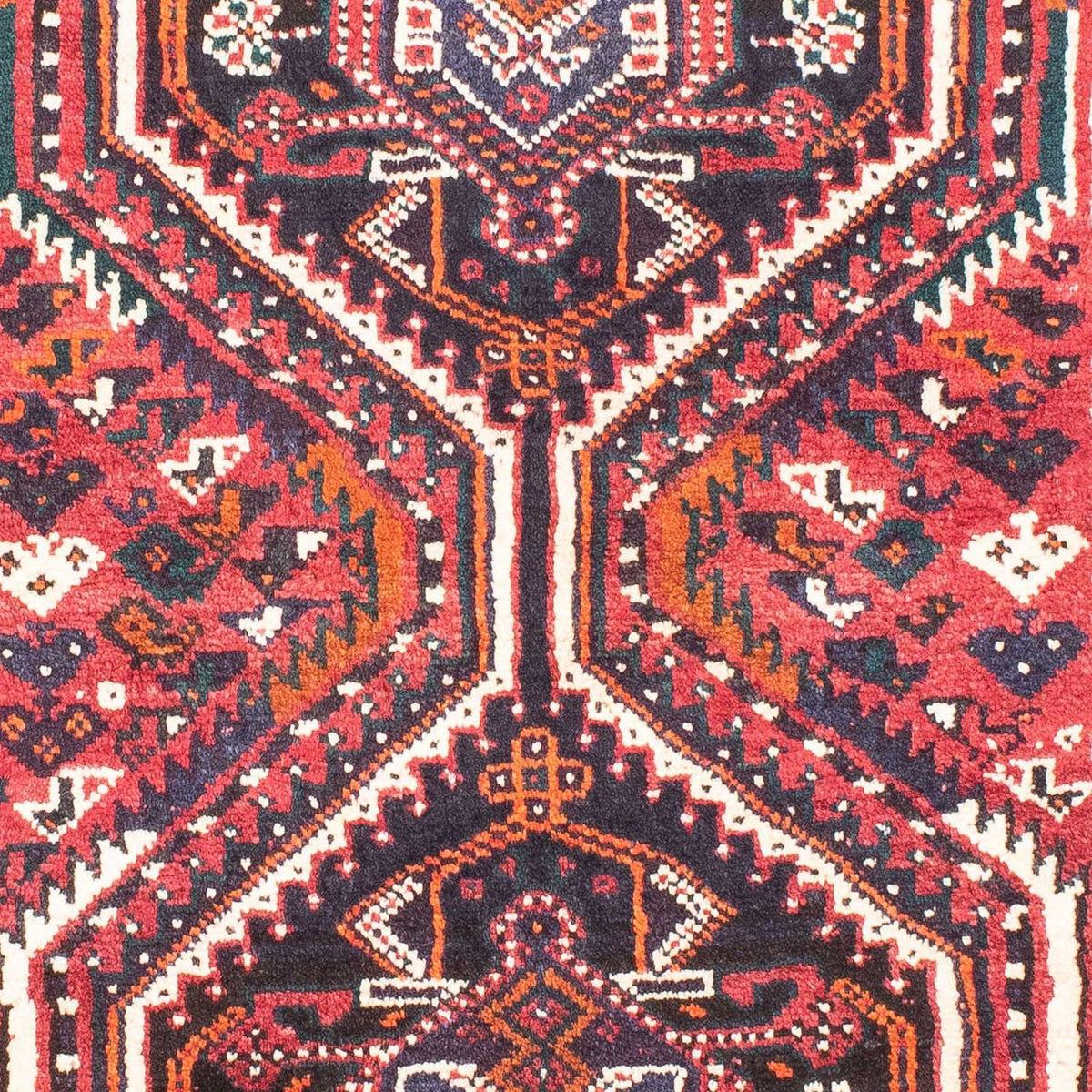 Tapis persan - Nomadic - 155 x 110 cm - rouge