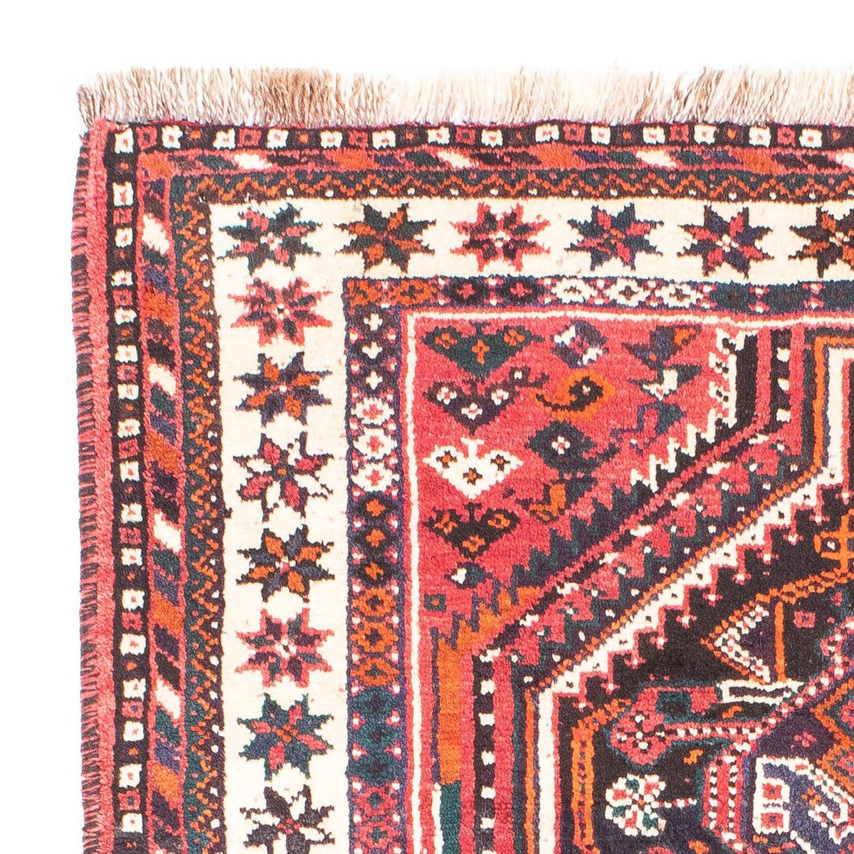 Tapis persan - Nomadic - 155 x 110 cm - rouge