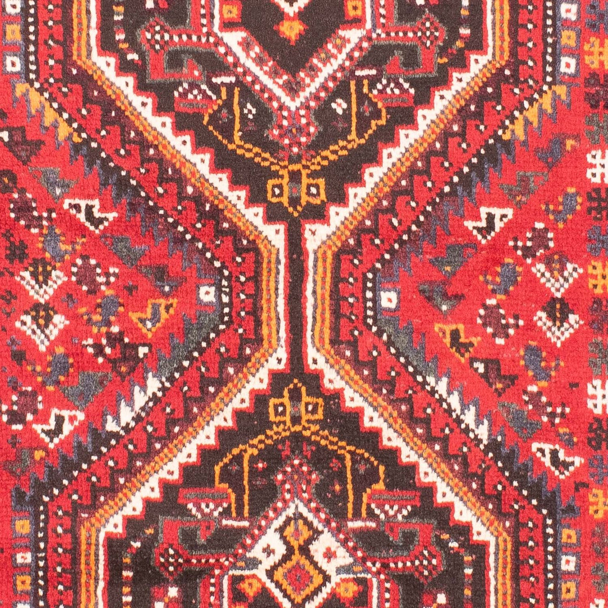 Tapis persan - Nomadic - 158 x 110 cm - rouge foncé