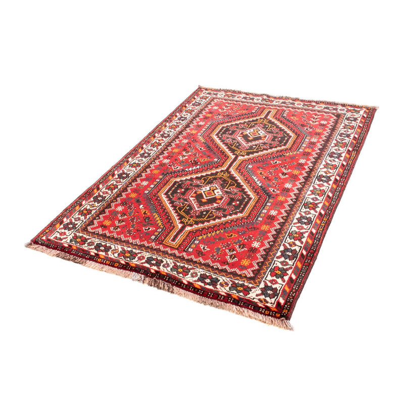 Tapis persan - Nomadic - 158 x 110 cm - rouge foncé