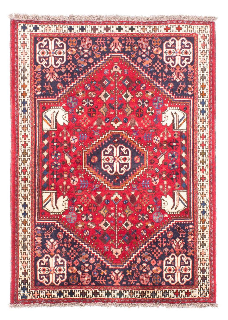 Tapis persan - Nomadic - 147 x 106 cm - rouge