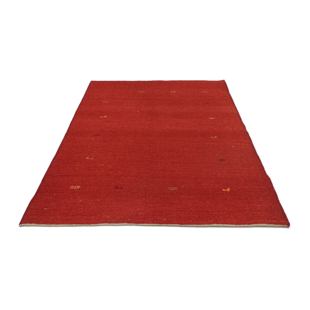 Tapis Gabbeh - Persan - 208 x 138 cm - rouge