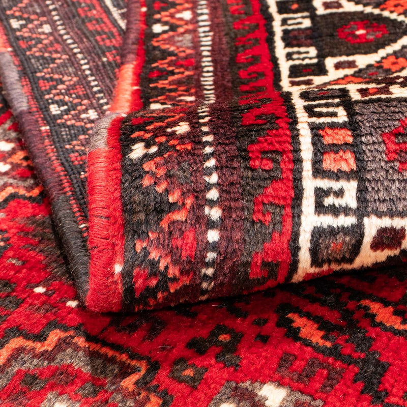 Tapis persan - Nomadic - 165 x 110 cm - rouge foncé