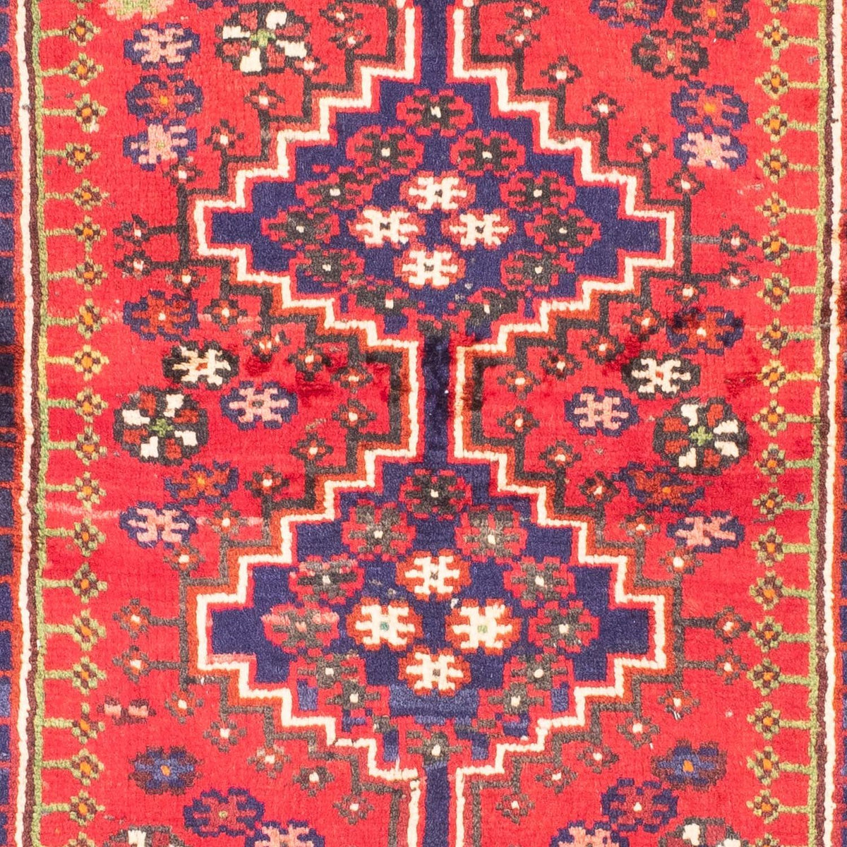 Tapis persan - Nomadic - 140 x 100 cm - rouge