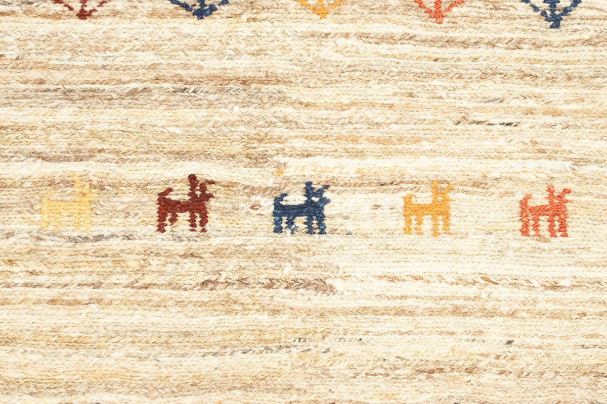 Tapis Gabbeh - Persan - 182 x 110 cm - beige