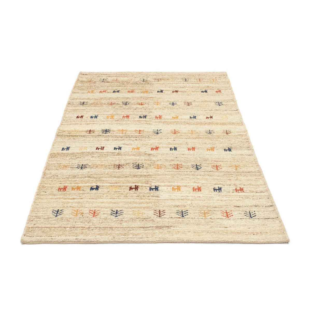 Tapis Gabbeh - Persan - 182 x 110 cm - beige