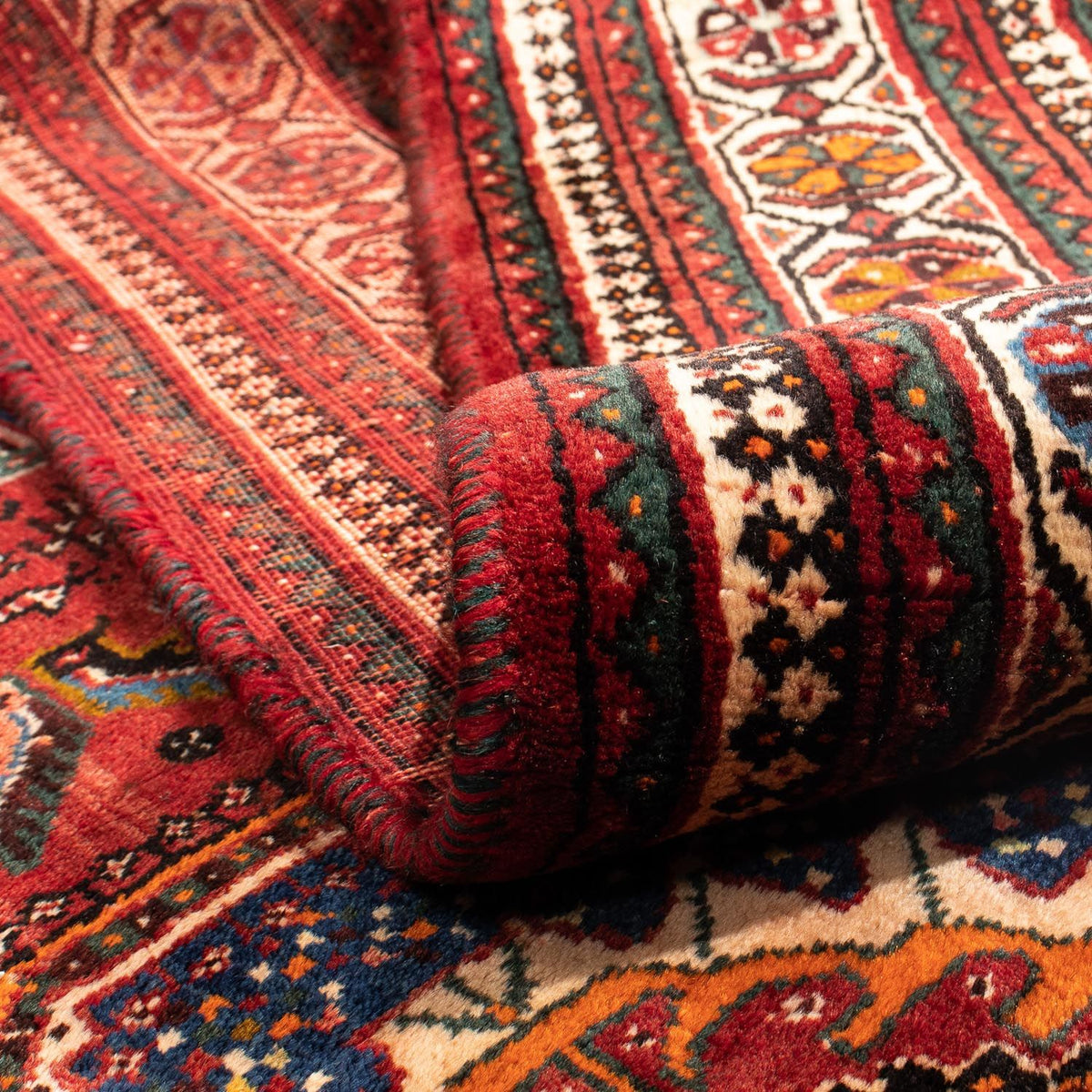 Tapis persan - Nomadic - 310 x 210 cm - rouge foncé