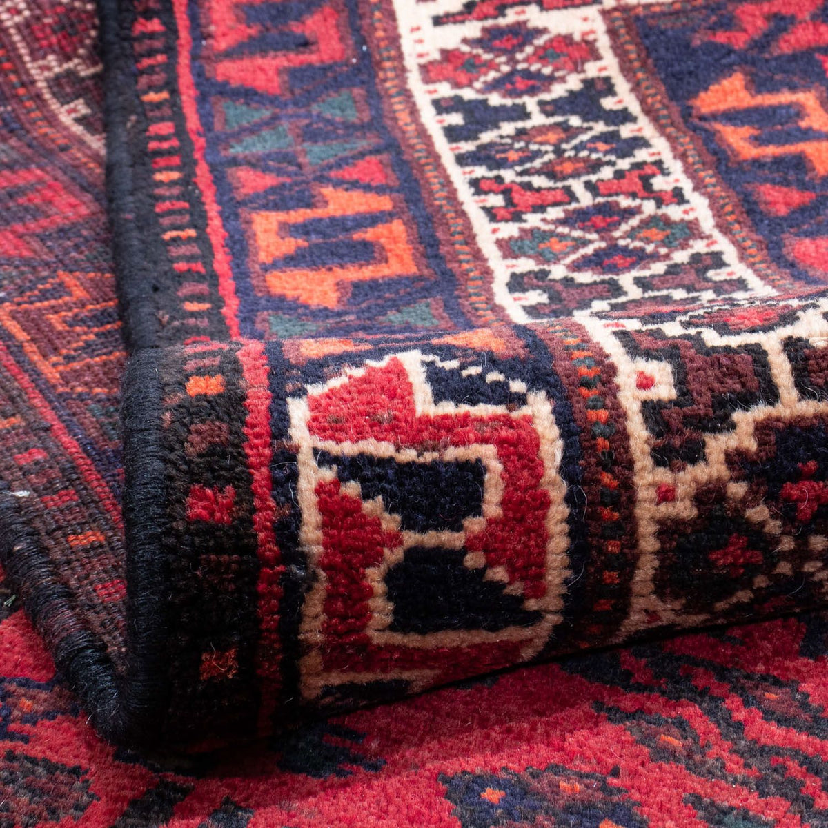 Tapis persan - Nomadic - 305 x 215 cm - rouge foncé