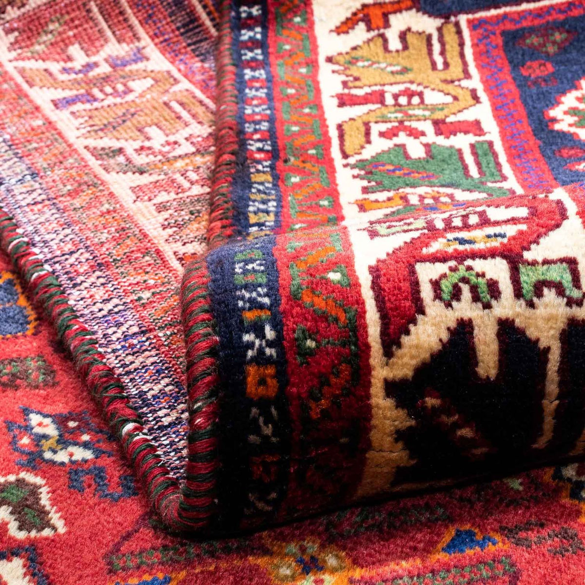 Tapis persan - Nomadic - 270 x 170 cm - rouge foncé