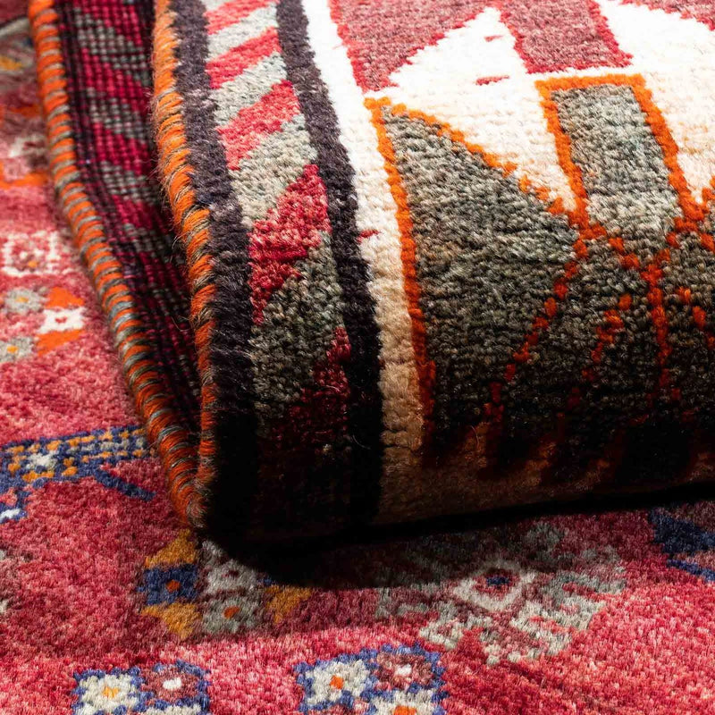 Tapis persan - Nomadic - 260 x 155 cm - rouge foncé