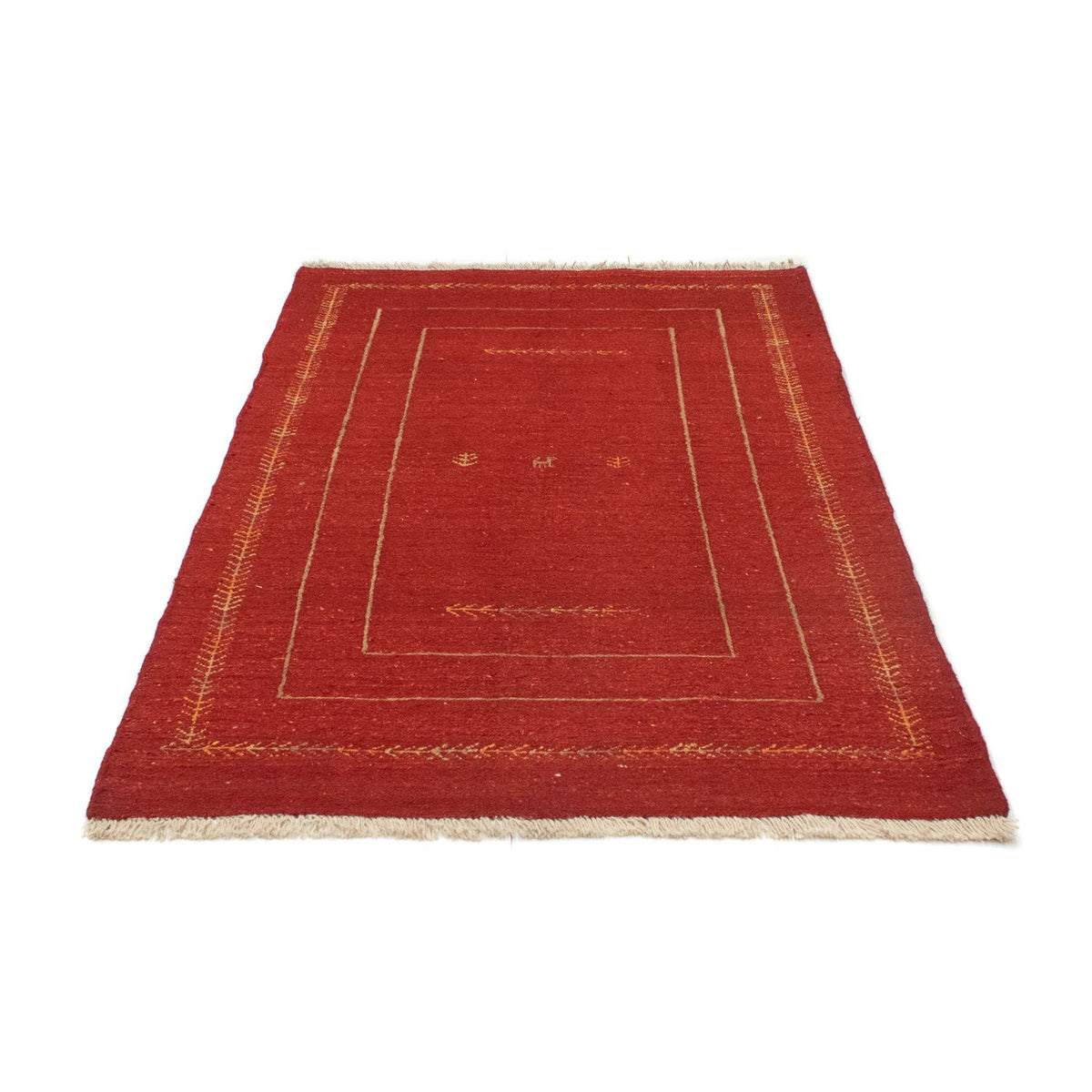 Tapis Gabbeh - Persan - 170 x 112 cm - rouge