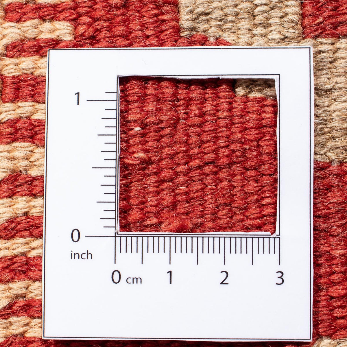 Tapis Kelim - Oriental - 212 x 145 cm - rouge foncé