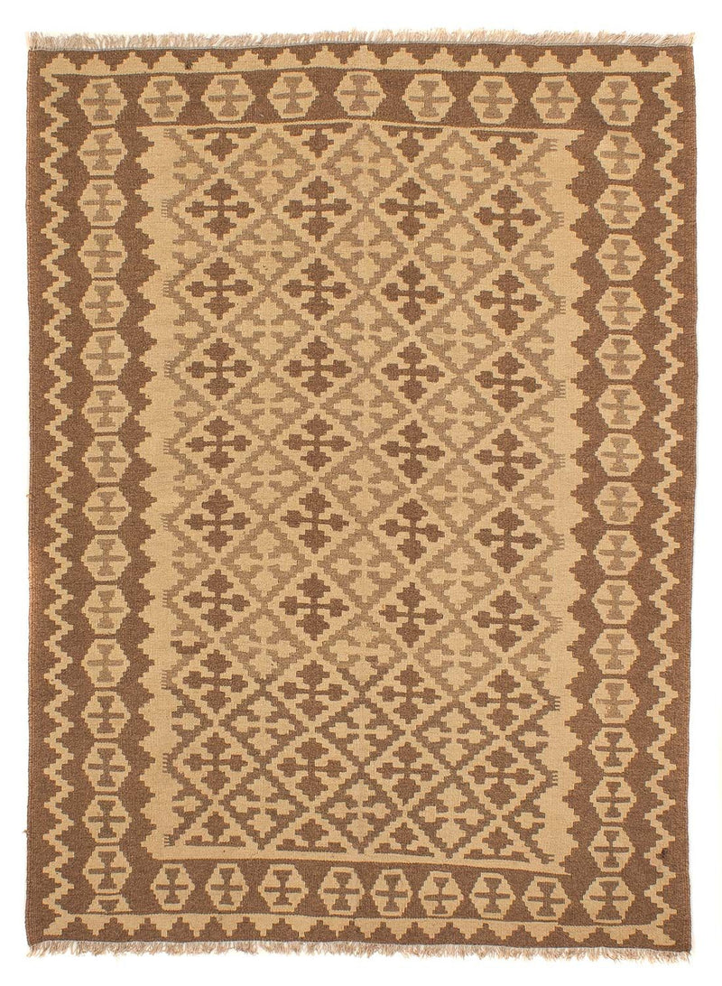 Tapis Kelim - Oriental - 211 x 153 cm - marron clair