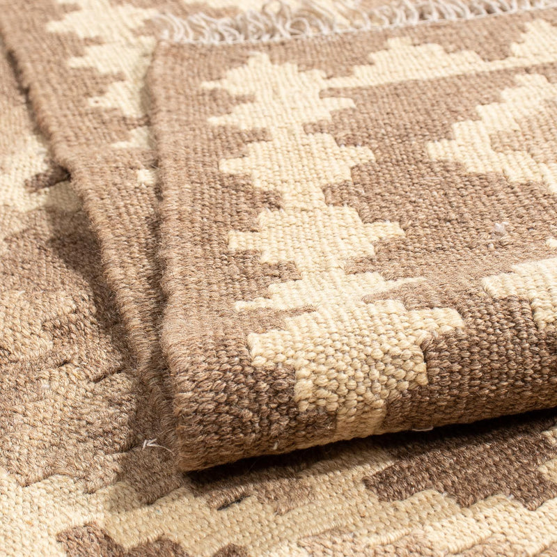 Tapis Kelim - Oriental - 190 x 145 cm - marron clair