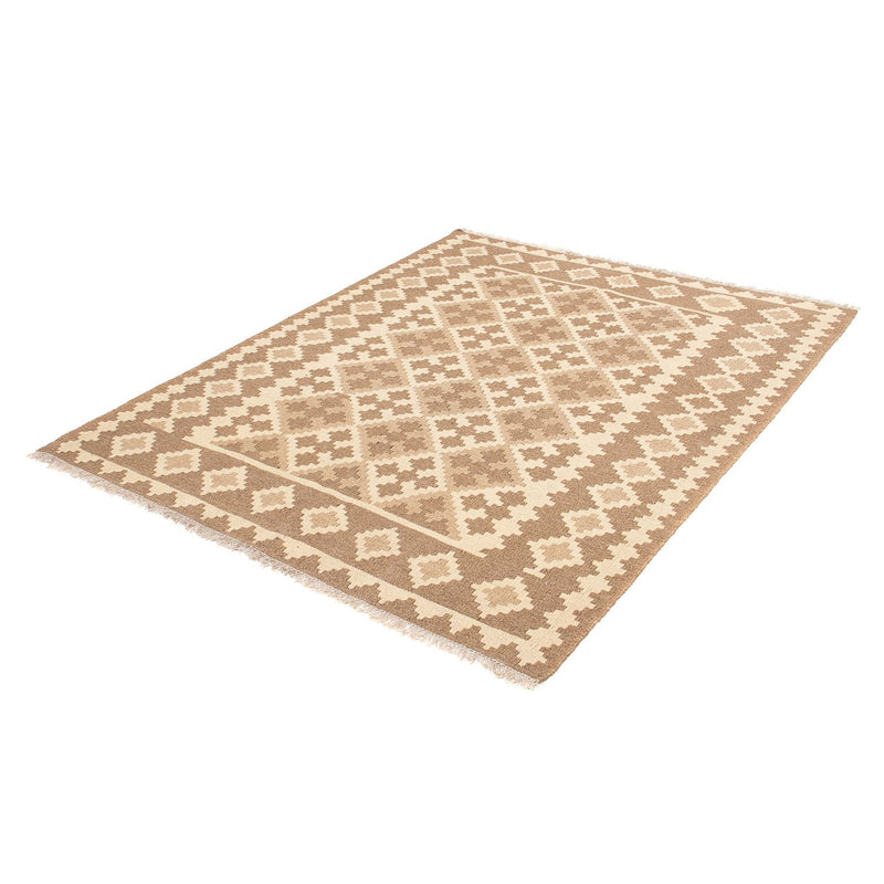 Tapis Kelim - Oriental - 190 x 145 cm - marron clair