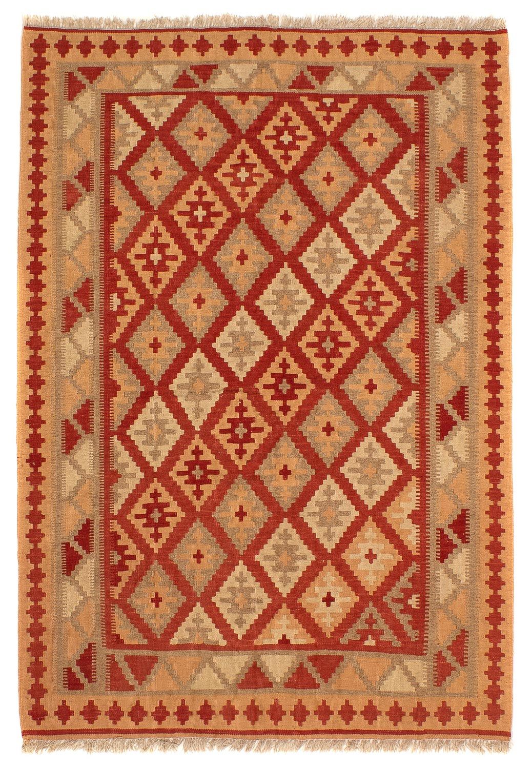 Tapis Kelim - Oriental - 200 x 148 cm - rouge
