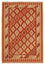 Tapis Kelim - Oriental - 200 x 148 cm - rouge