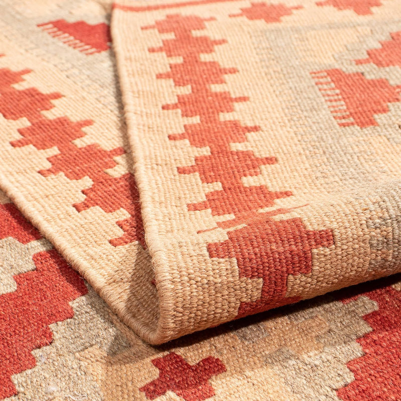 Tapis Kelim - Oriental - 200 x 148 cm - rouge