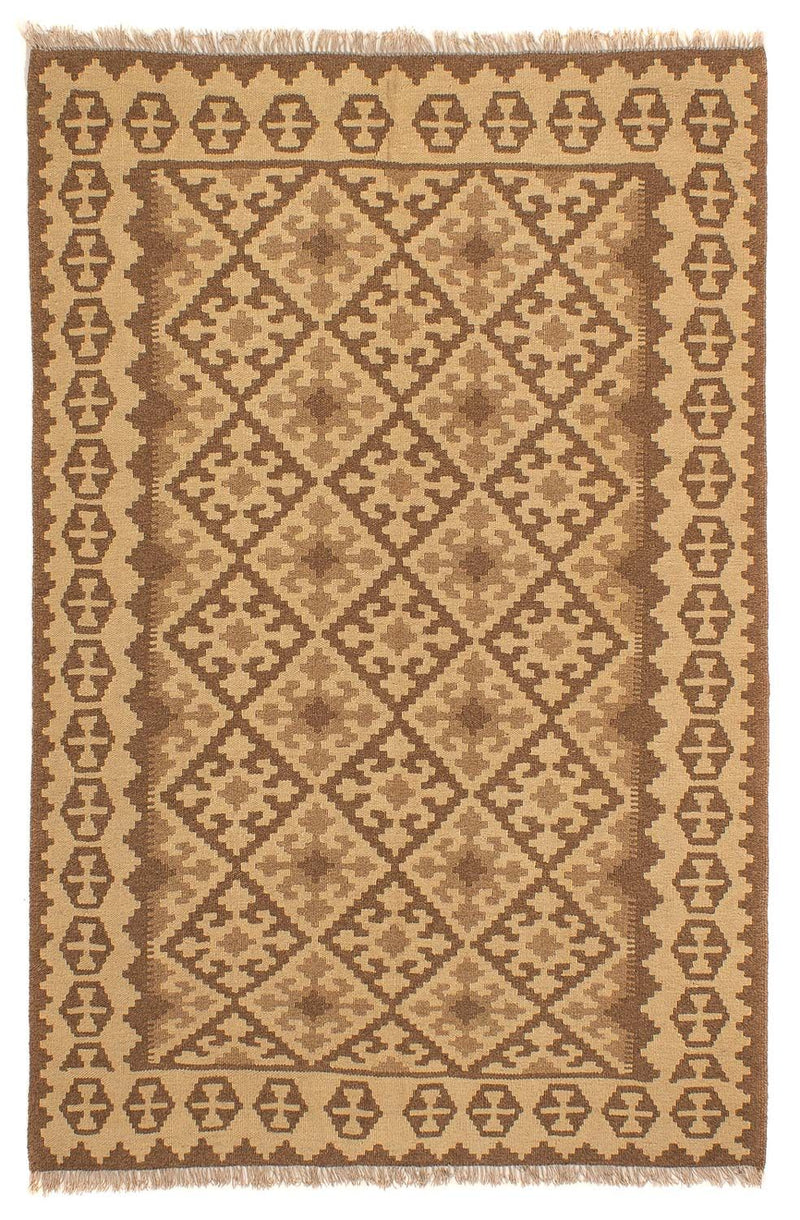 Tapis Kelim - Oriental - 205 x 153 cm - marron clair