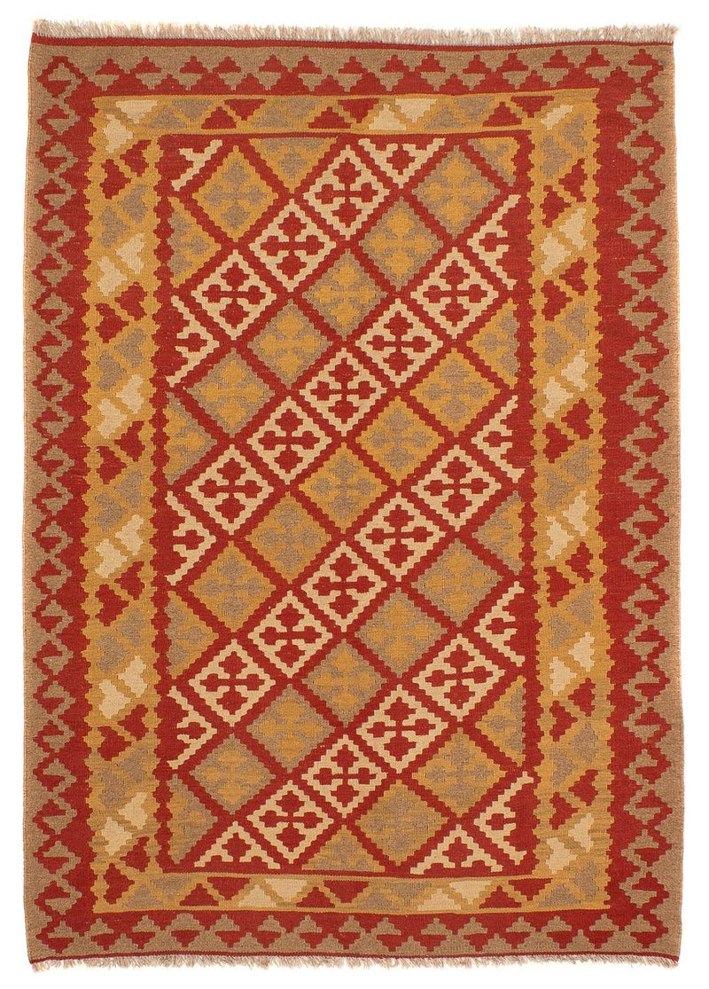 Tapis Kelim - Oriental - 215 x 152 cm - rouge